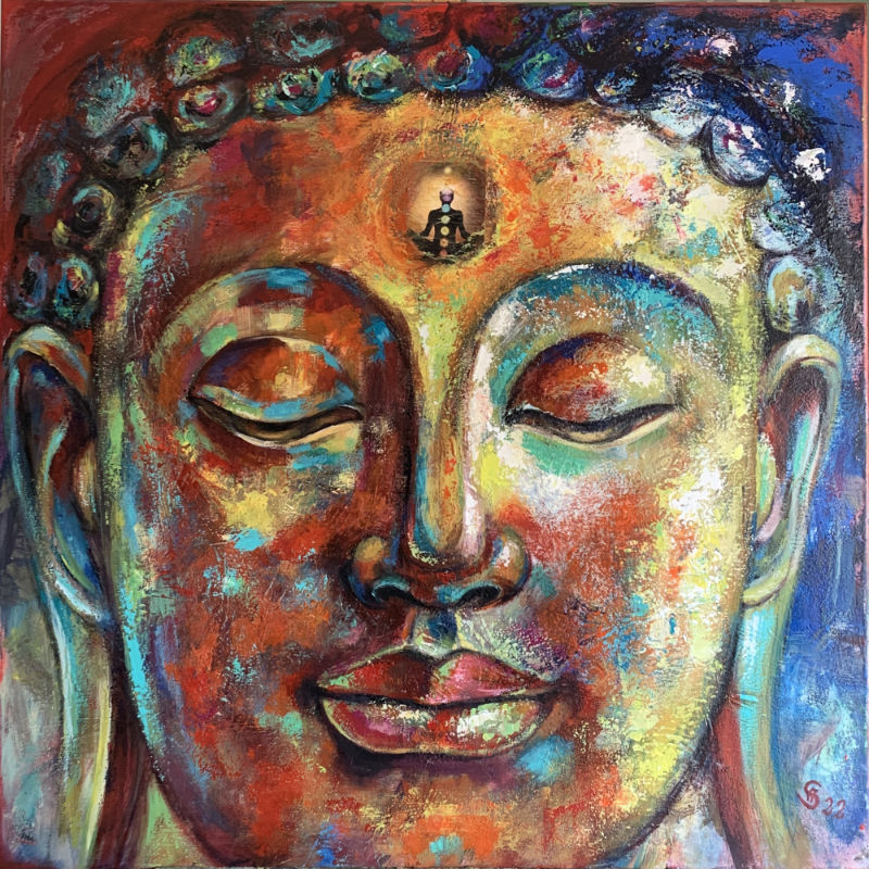 'Buddha' - Acryl - Annemarie Seidel - artelier41