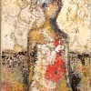 'Blumenmädchen III' - Acryl - 20 x 50 cm - Annemarie Seidel - artelier41