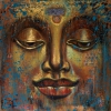 'Buddha' - Acryl - Annemarie Seidel - artelier41