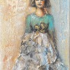 'Lady II' - Acryl - 20 x 50 cm - Annemarie Seidel - artelier41