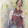 'Lady III' - Acryl - 20 x 50 cm - Annemarie Seidel - artelier41