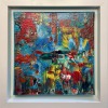 'Farbspiele I' - Acryl - 20 x 20 cm - Annemarie Seidel - artelier41