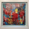 'Farbspiele II' - Acryl - 20 x 20 cm - Annemarie Seidel - artelier41