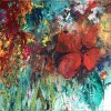 'Frühling' - Acryl - 80 x 80 cm - Annemarie Seidel - artelier41