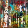 'Herbstrausch - Acryl - 80 x 80 cm - Annemarie Seidel - artelier41