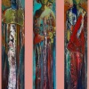 'Stille-Praesenz' - Acryl - 4 x 20 x 100 cm - Annemarie Seidel - artelier41