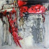 Acryl auf Leinwand - 'Hommage an die Kunst' - 70 x 70 cm - Annemarie Seidel - artelier41
