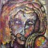 Öl auf Leinwand - 'Melancholie' - 60 x 60 cm - Annemarie Seidel - artelier41