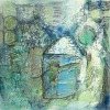 'Haus im Grünen' - Acryl auf Leinwand - 60 x 60 cm - Annemarie Seidel - artelier41