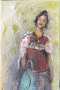 'Lady III' - Acryl - 20 x 50 cm - Annemarie Seidel - artelier41