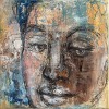 'Struktur des Augenblicks' - Acryl auf Leinwand 50 x 50 cm - Annemarier Seidel - artelier41