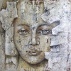 'Gaia' - Acryl - 60 x 60 cm - Annemarie Seidel - artelier41
