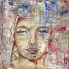 'Geistesblitze' - Acryl - 80 x 80 cm - Annemarie Seidel - artelier41