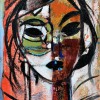 'Red-Lady-II' - Acryl - 60 x 80 cm - Anneamrie Seidel - artelier41