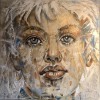 'Thinking' - Acryl - 100 x 100 cm -  Annemarier Seidel - artelier41