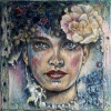 'Abgehoben' - Acryl - 50 x 50 cm - Annemarie Seidel - artelier41