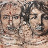 'Frida Kahlo - Camille Claudel - Leid und Leidenschaft' - Acryl - 100 x 80 cm - Annemarie Seidel - artelier41