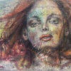 \'Die im Wind stehen I\' Acryl / Mischtechnik auf Leinwand - 100 x 60 - Annemarie Seidel - artelier41
