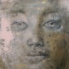 'Unschuld' Acryl / Mischtechnik auf Leinwand - 60 x 60 - Annemarie Seidel - artelier41